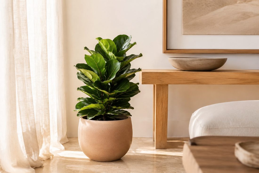 Ficus bambino en maceta
